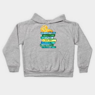 Narnian Book Pile Kids Hoodie